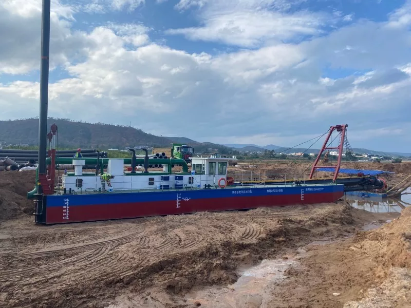 Земснаряд DK400 с фрезой