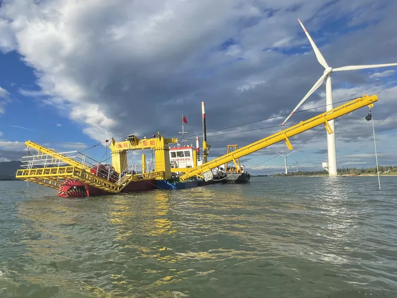 Земснаряд с фрезой DK650